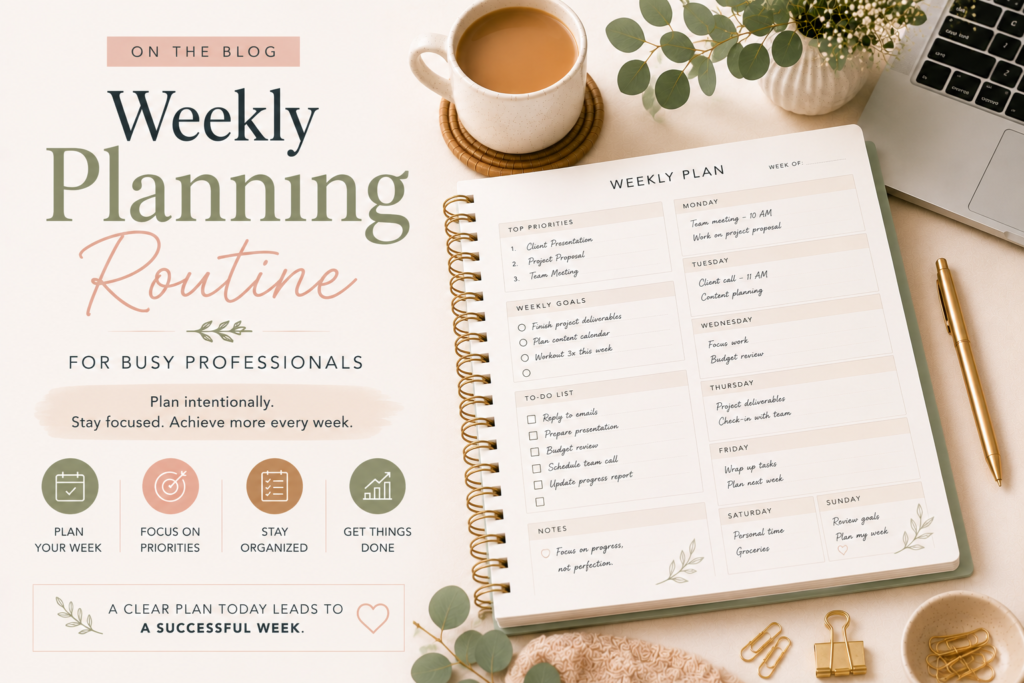 Weekly Planning Routine for Busy Professionals