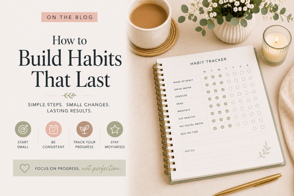 how to build habits that last