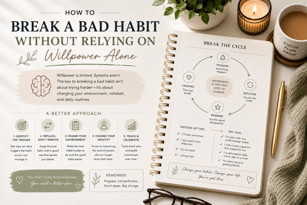 how to break a bad habit