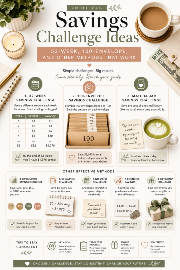 savings challenge ideas
