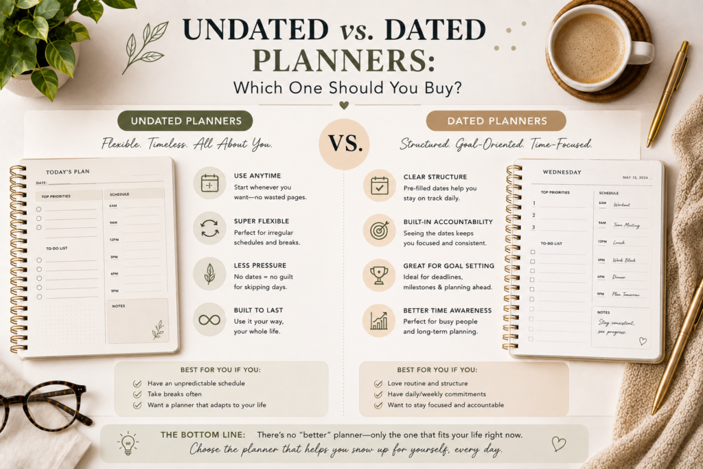 undated vs dated planner