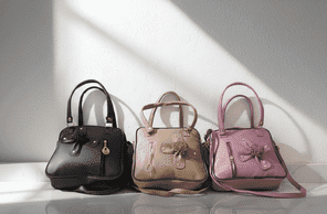 elegant floral accent women's handbag & sling bag