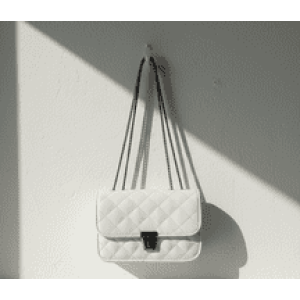 the classic quilted chain bag – available in black and white