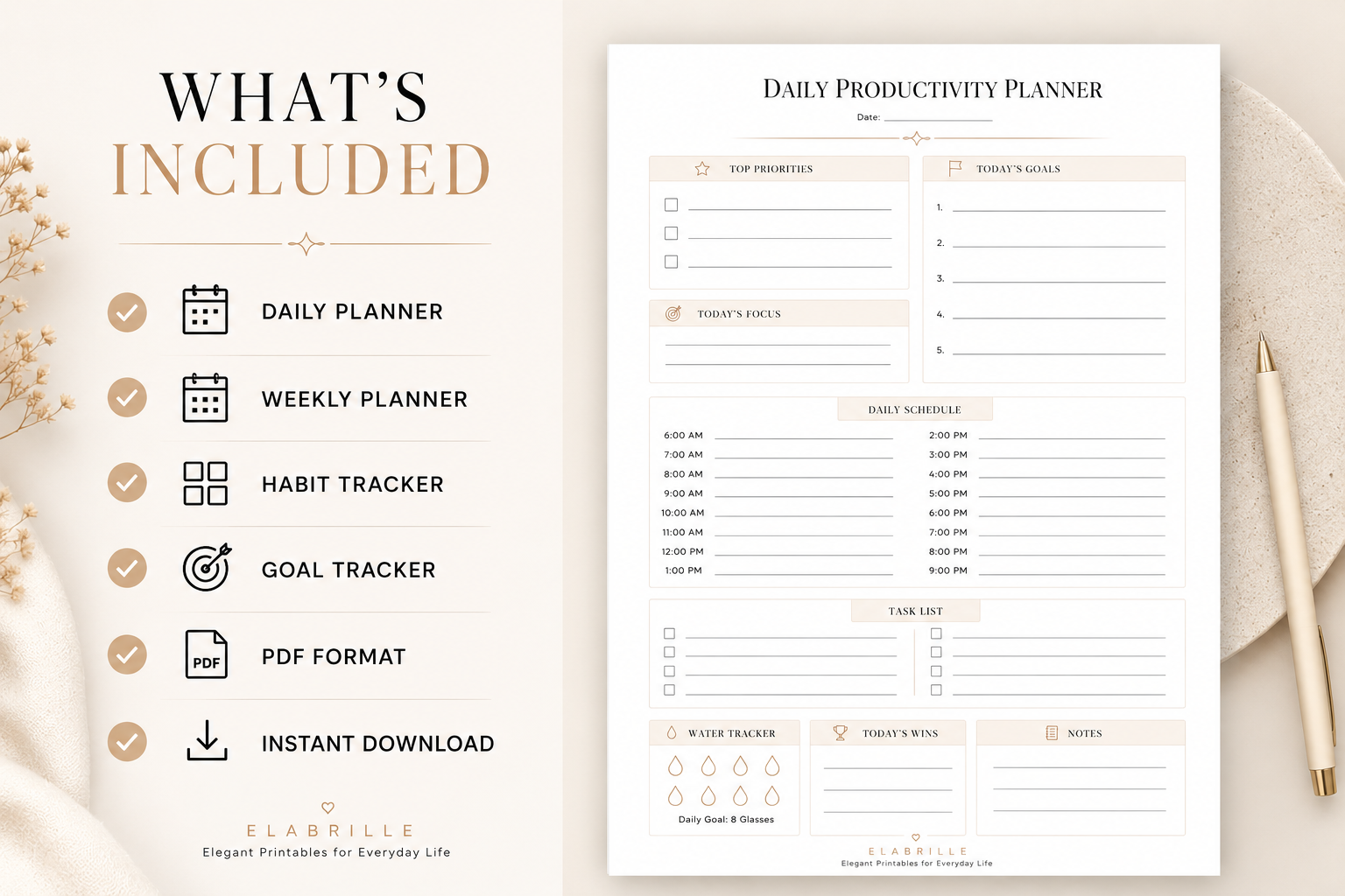 Daily Planner Printable