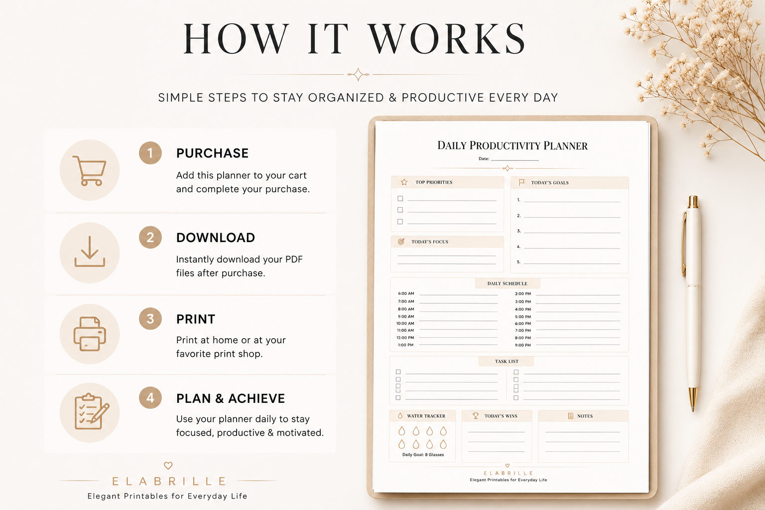 Daily Planner Printable