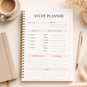 study planner printable
