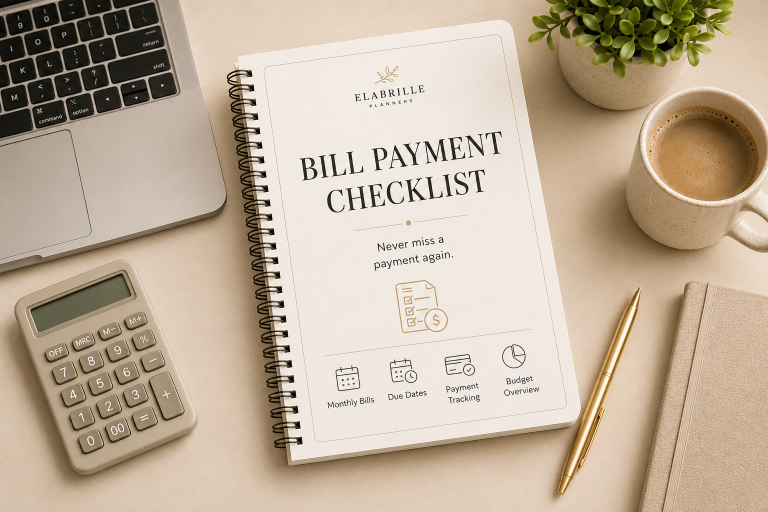 Bill Payment Checklist Printable