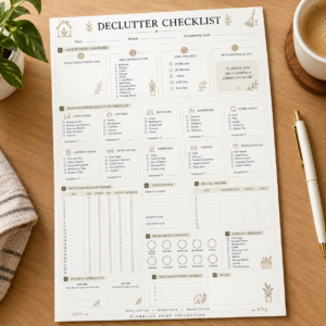 Declutter Checklist Printable