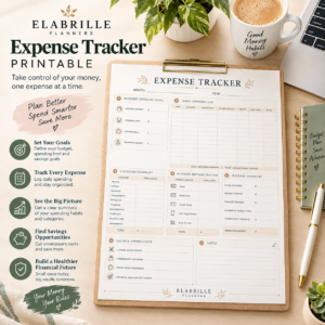 Expense Tracker Printable Daily Spending Log & Expense Tracker PDF