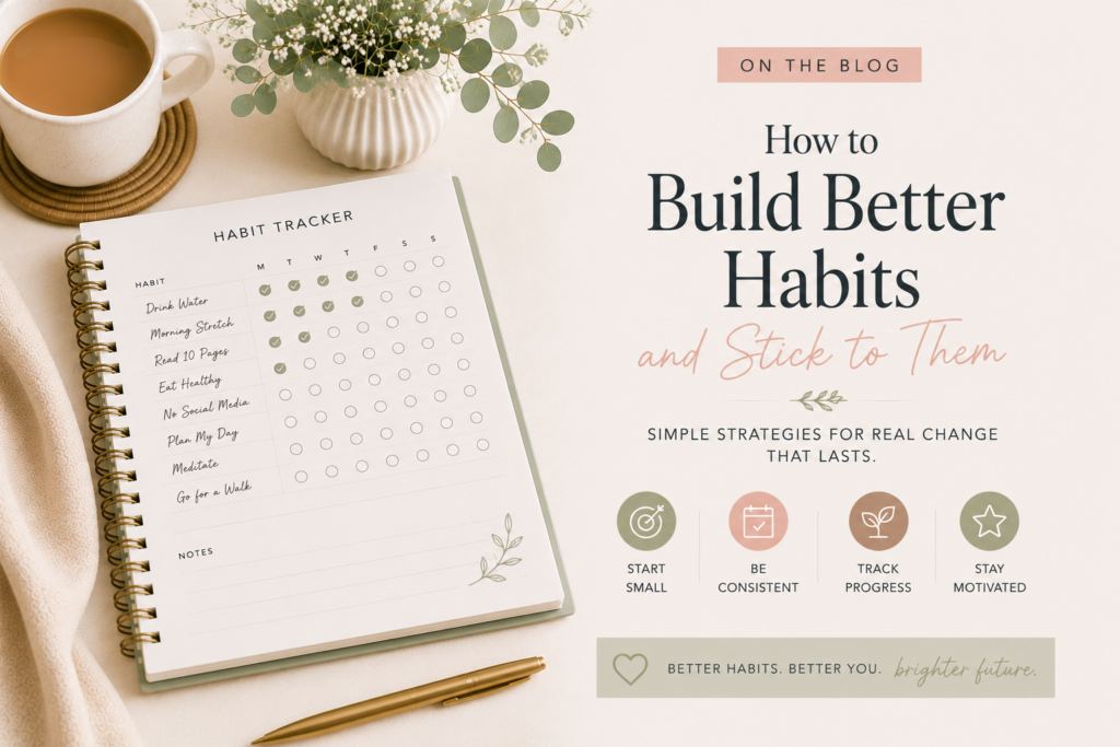 How to Build Better Habits and Stick to Them