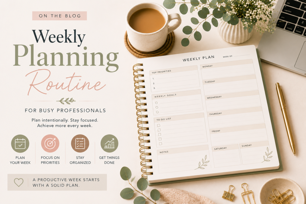 Weekly Planning Routine for Busy Professionals