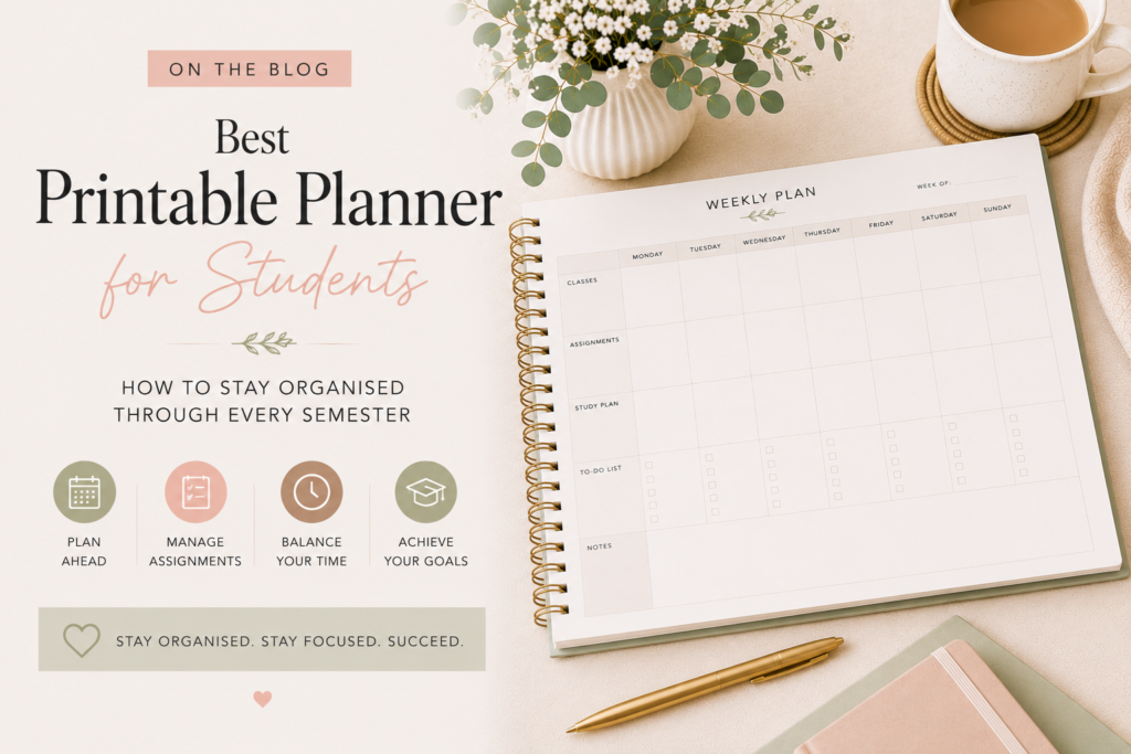 best printable planner for students