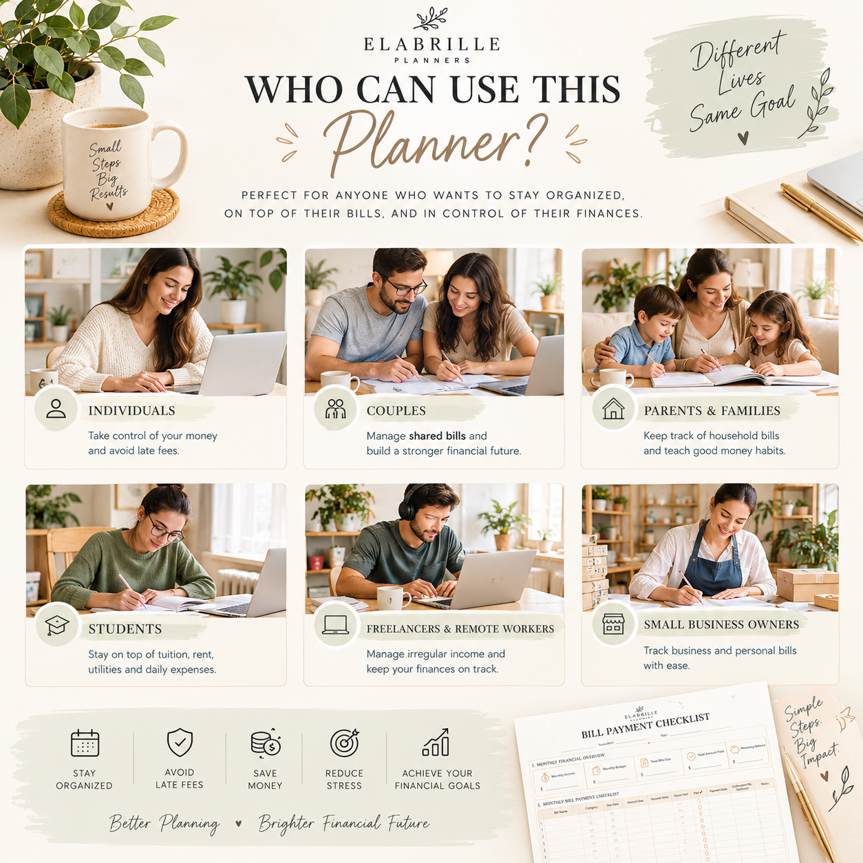 bill payment checklist