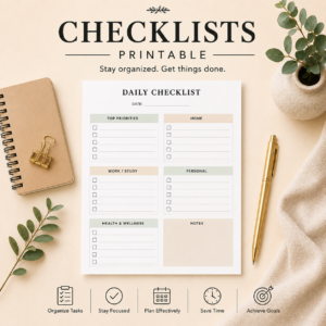 Printable Checklists