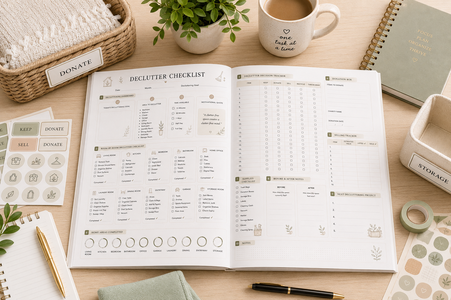 Declutter Checklist Printable