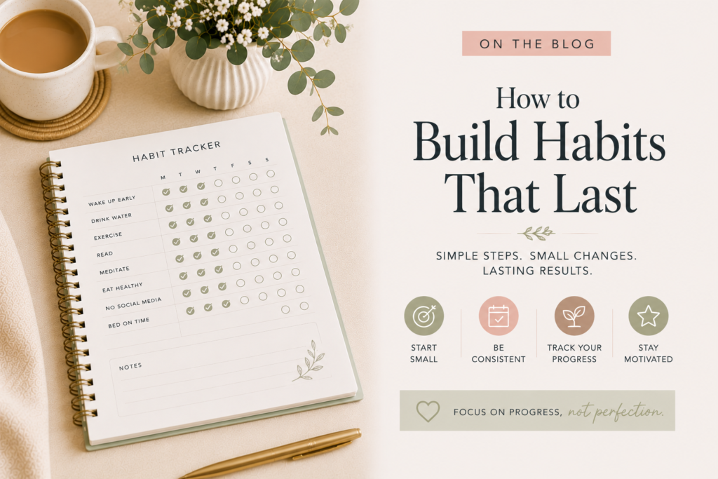 how to build habits that last