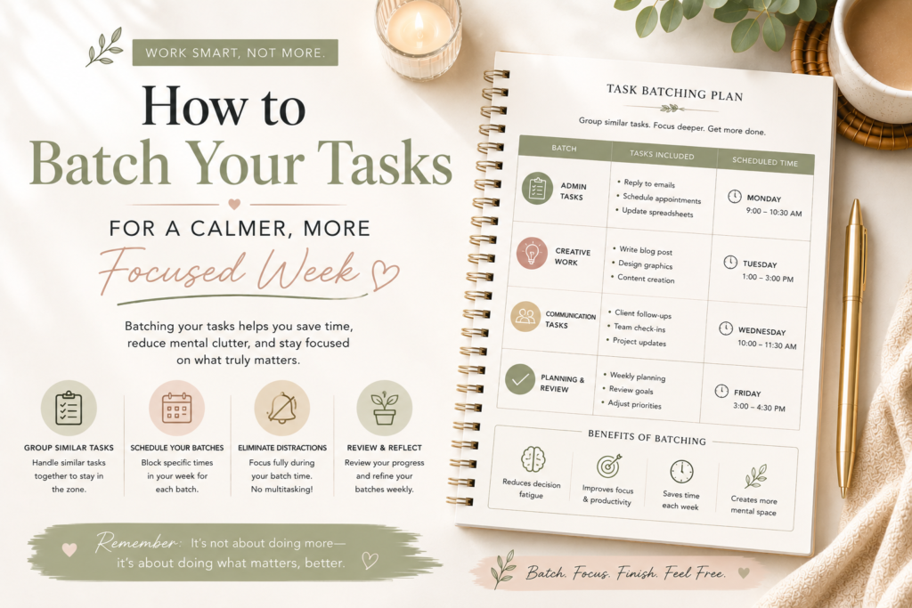 how to batch tasks