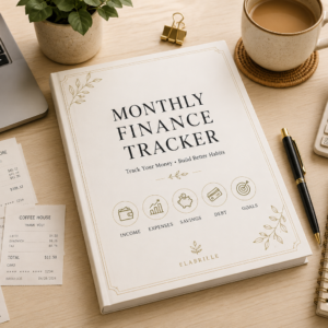 Monthly Finance Tracker, Finance Tracker, Money Tracker, Budget Planner, Expense Tracker, Income Tracker, Savings Tracker, Debt Tracker, Financial Planner, Personal Finance, Money Management, Monthly Budget, Finance Printable, Printable PDF, Financial Workbook