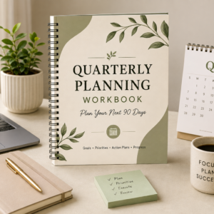 Quarterly Planning Workbook Printable