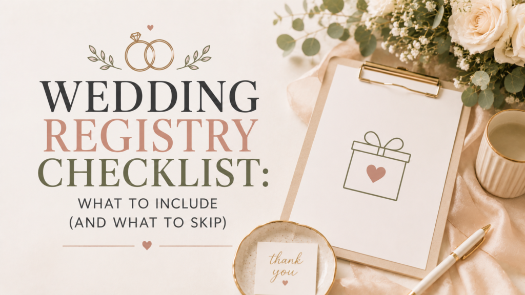 Wedding Registry Checklist: What to Include (and What to Skip)