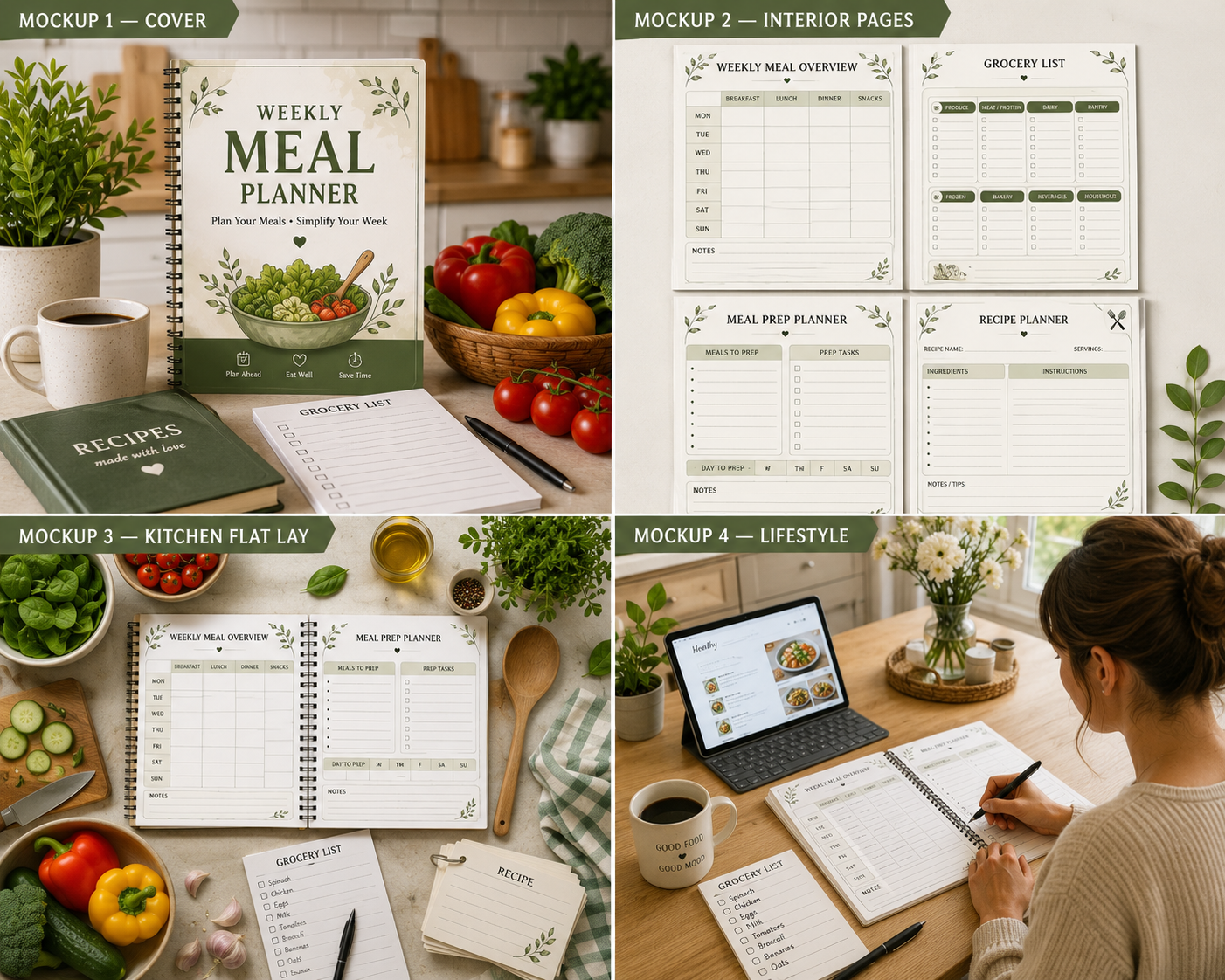 Weekly Meal Planner Printable