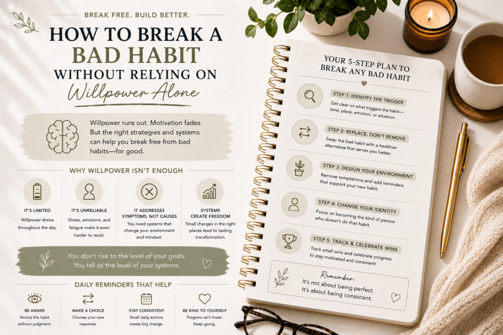 how to break a bad habit