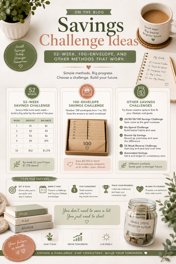 savings challenge ideas