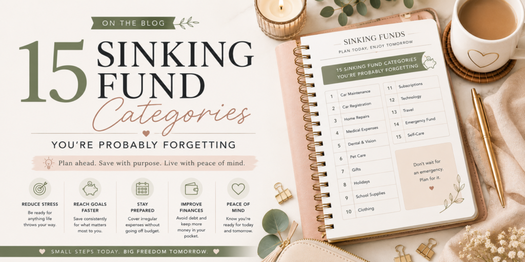 sinking fund categories