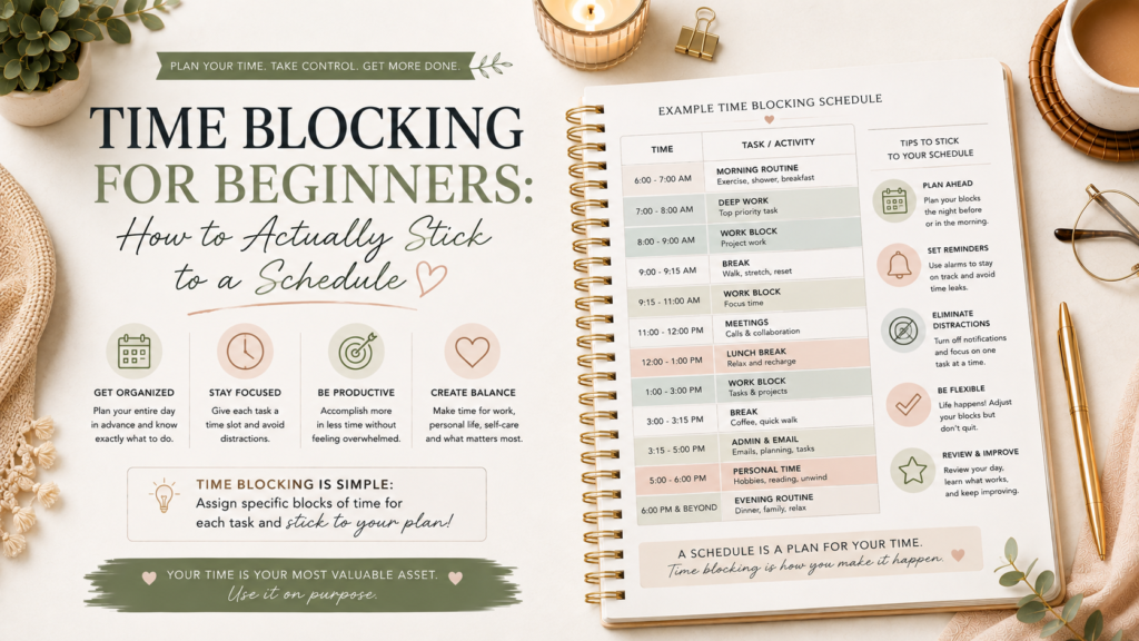 time blocking for beginners