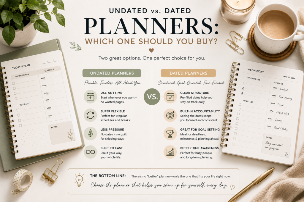 undated vs dated planner