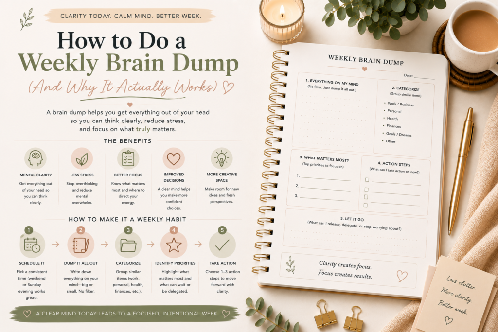 weekly brain dump