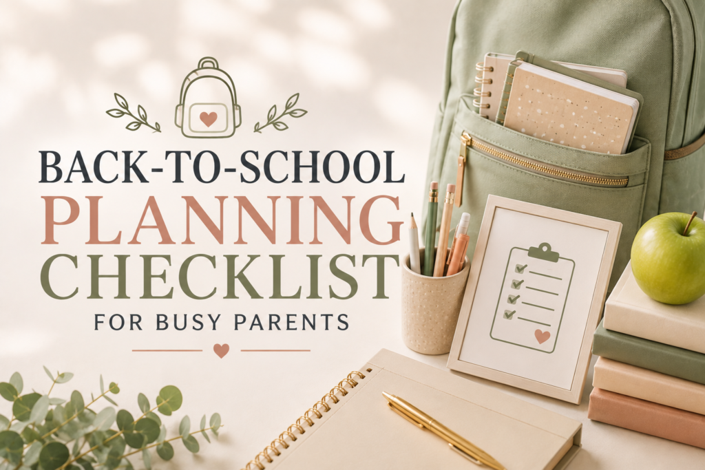 Back-to-School Planning Checklist for Busy Parents
