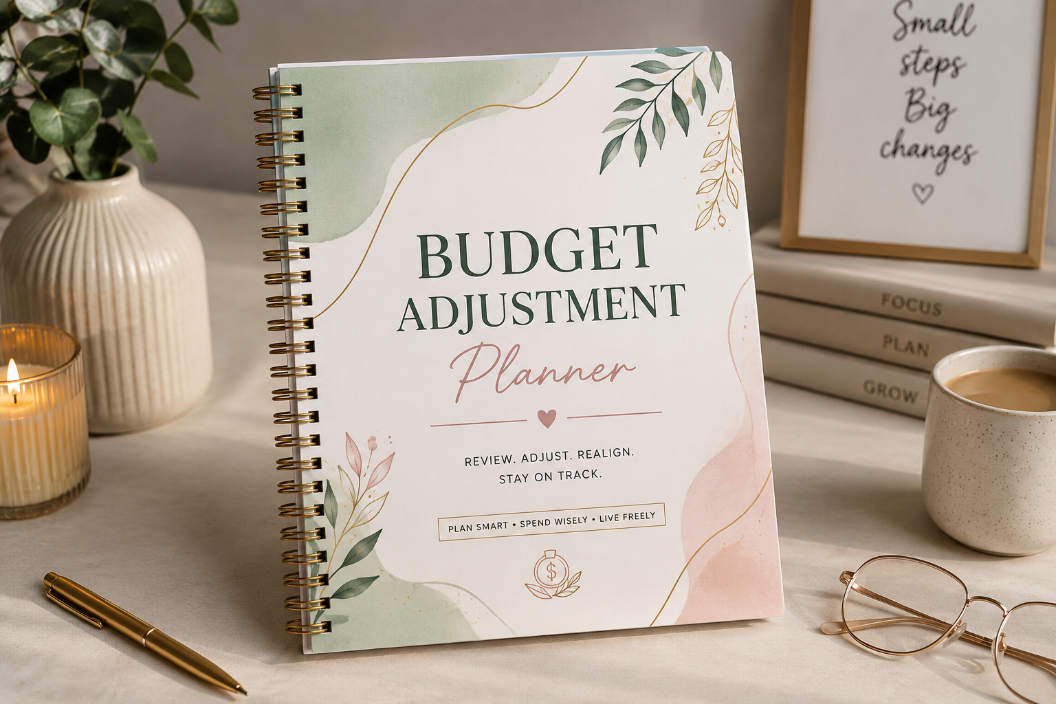 Budget Adjustment Planner Printable