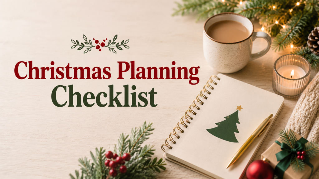 Christmas Planning Checklist How to Organize the Holidays Stress-Free