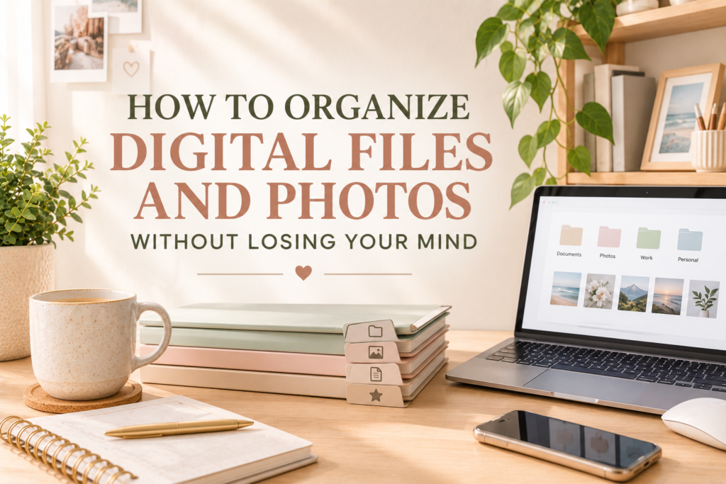 How to Organize Digital Files and Photos Without Losing Your Mind