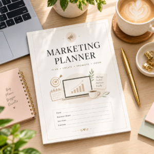 Marketing Planner Printable Monthly Marketing Strategy & Campaign Planner