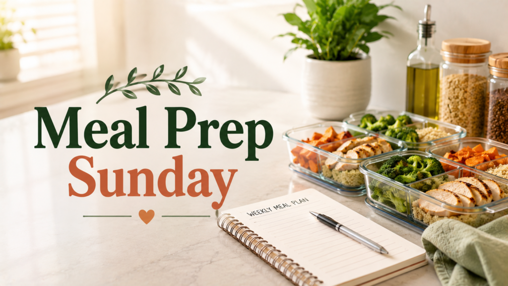 Meal Prep Sunday How to Plan a Week of Meals in One Session