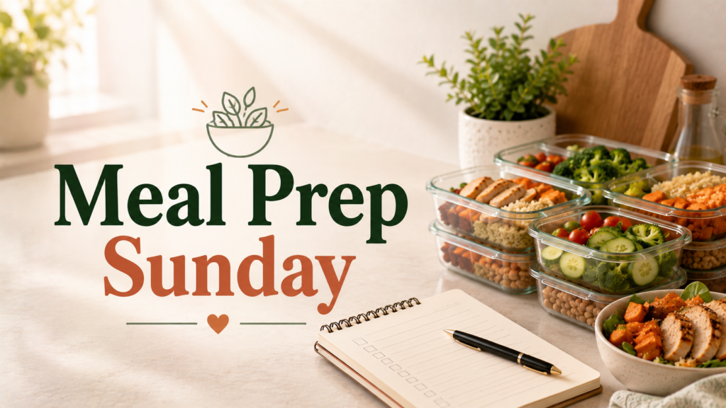 Meal Prep Sunday How to Plan a Week of Meals in One Session