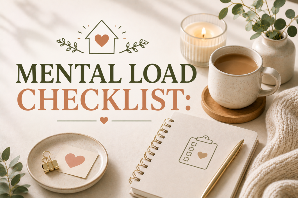 Mental Load Checklist: How to See and Share the Invisible Work at Home