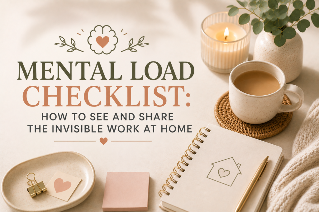 Mental Load Checklist: How to See and Share the Invisible Work at Home