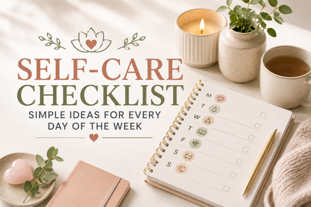 Self-Care Checklist: Simple Ideas for Every Day of the Week