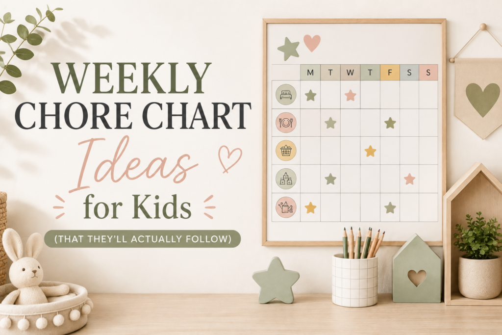 chore chart ideas for kids